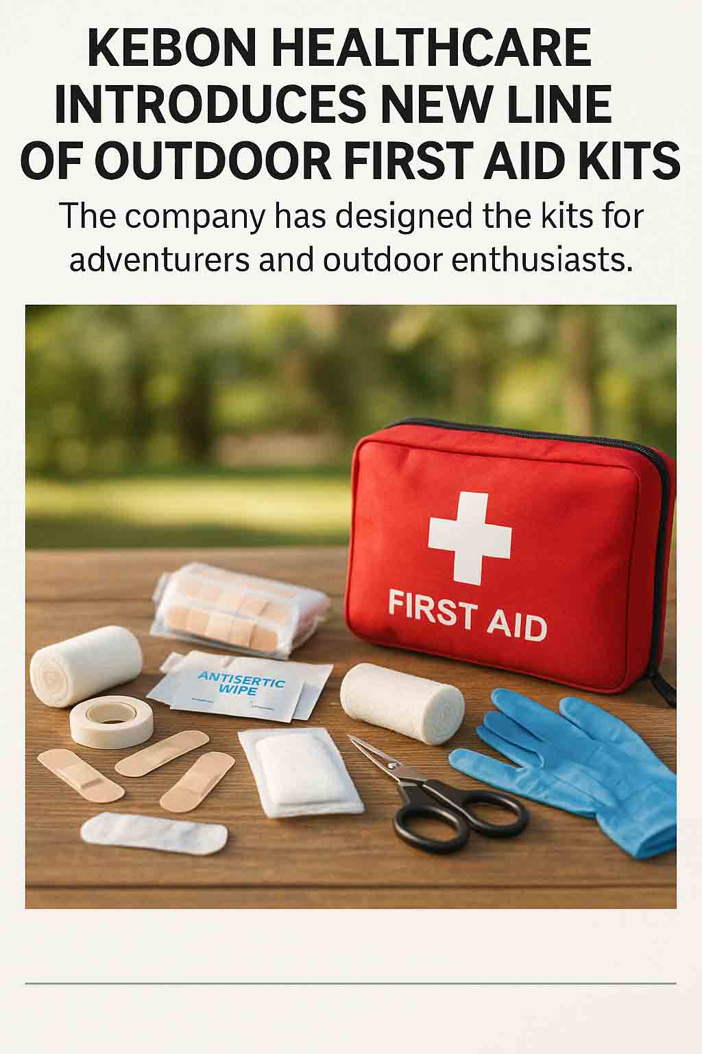 Kebon Healthcare führt eine neue Linie von Erste -Hilfe -Kits im Freien ein