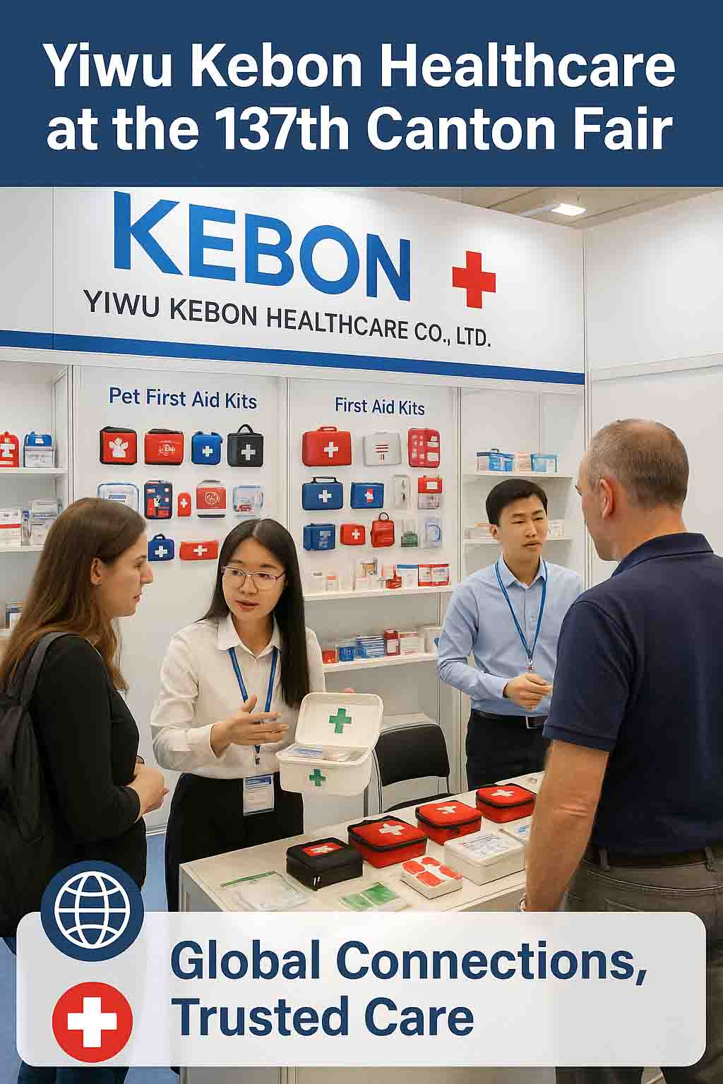 Yiwu Kebon Healthcare glänzt auf der 137. Canton Fair, die weltweite Expansion der Augen in der Herbstsitzung