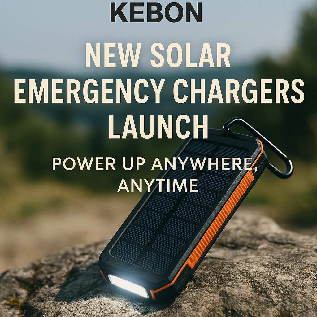 Neue Solar -Notfall -Ladegeräte starten - jederzeit überall hin mit Ausüben