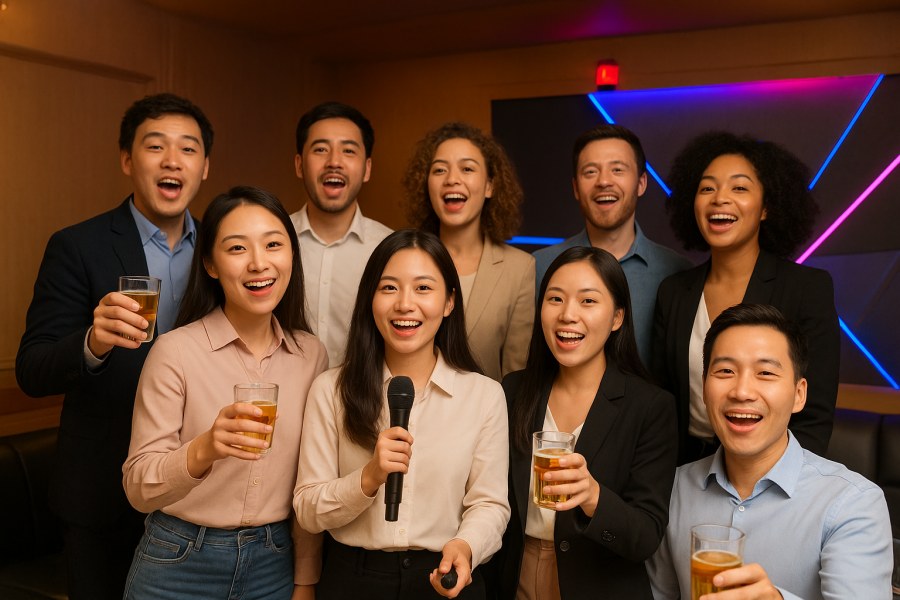 Kebon Team findet seinen Rhythmus bei KTV Night!