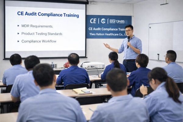 „Jährliches CE-Audit-Training bei Yiwu Kebon Healthcare Co., Ltd. erfolgreich durchgeführt.“